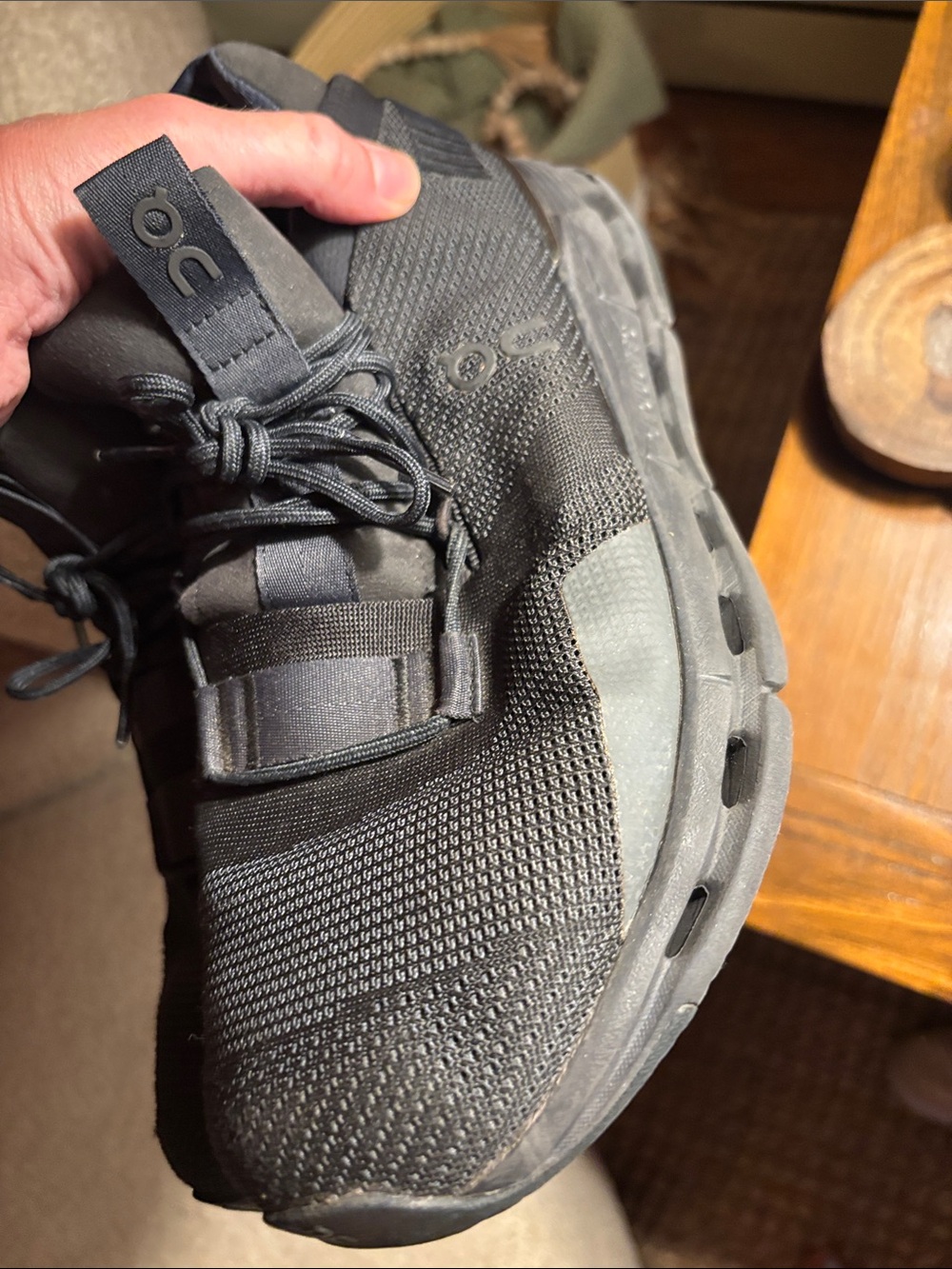 On Running Black Men's Cloudnova Sneakers - Picture 11 of 15